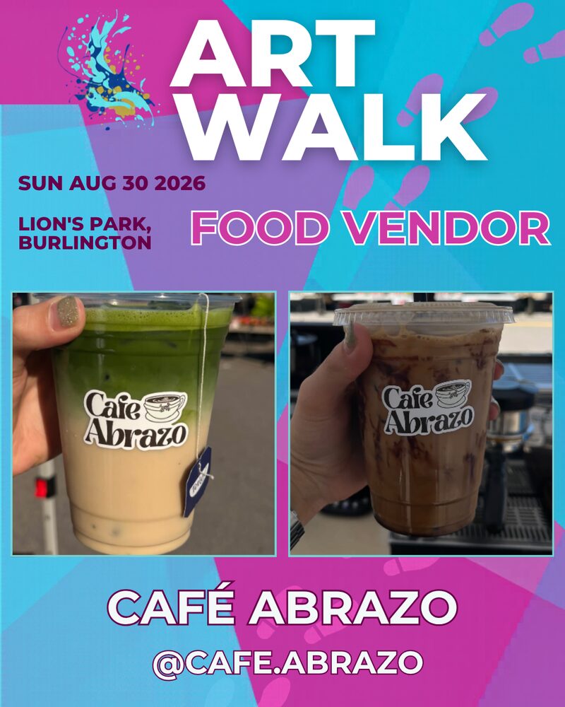 Thank you to Café Abrazo — Art Walk 2026 food vendor