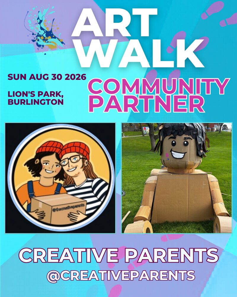 Thank you to Creative Parents — Art Walk 2026 community partner